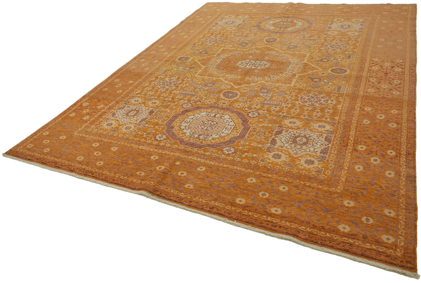 8x11 Orange Oushak Rug - 44477