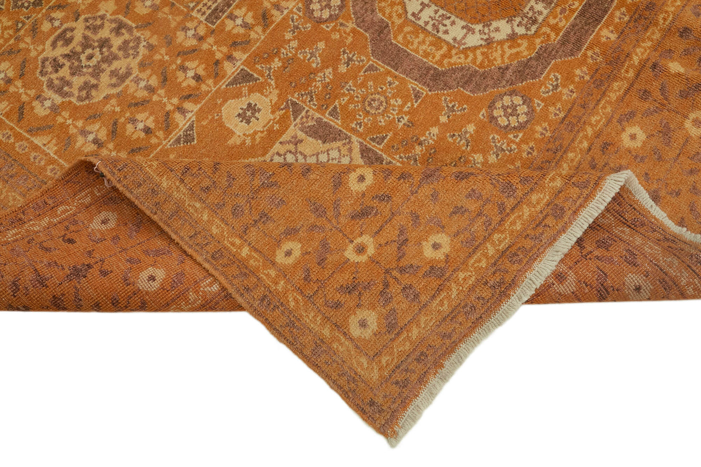 8x11 Orange Oushak Rug - 44477