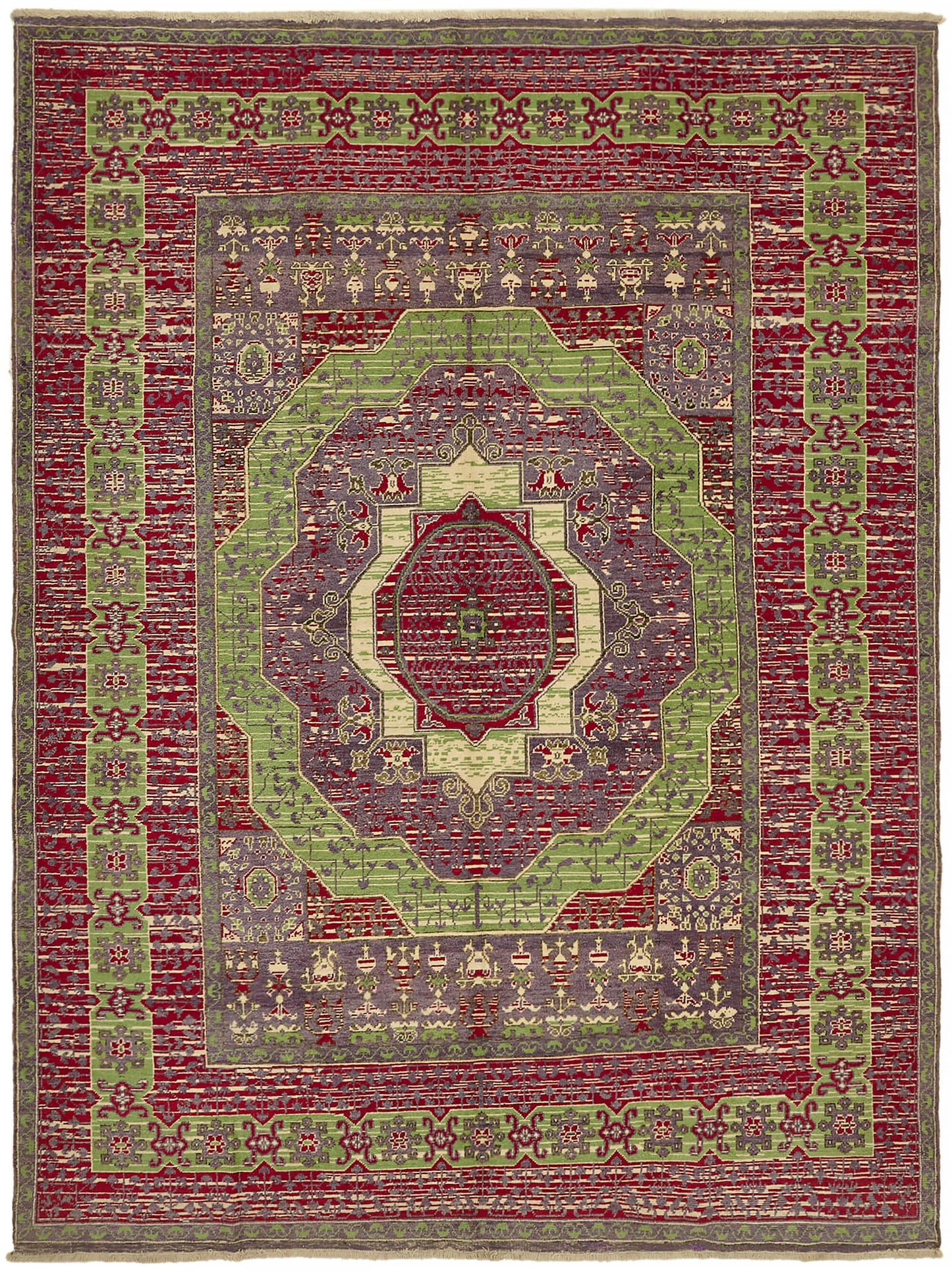 9x11 Red Oushak Rug - 44481