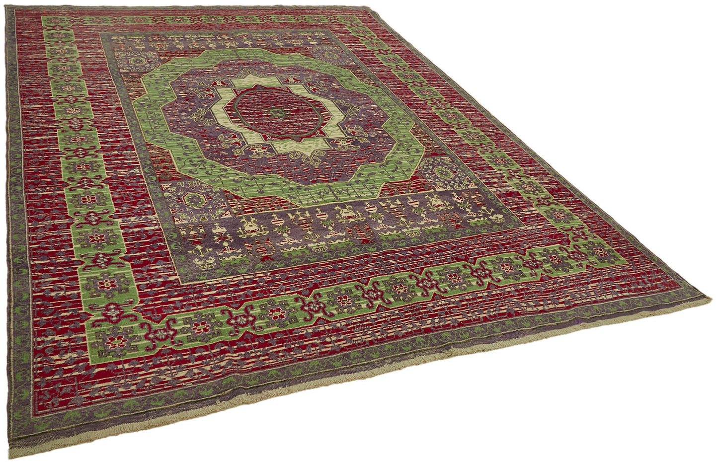 9x11 Red Oushak Rug - 44481