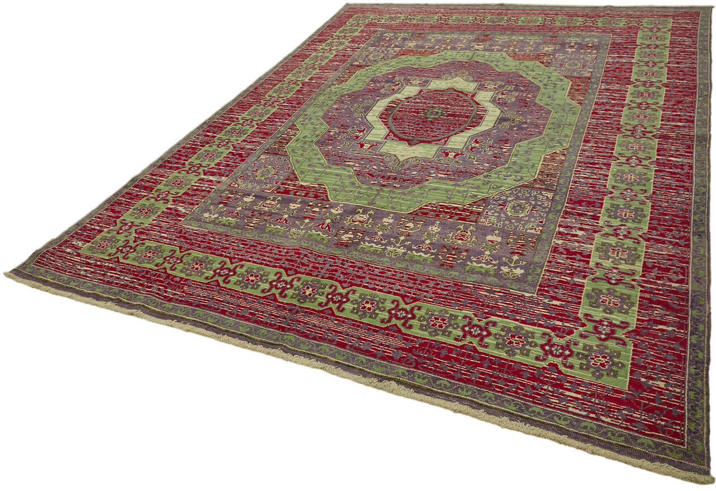 9x11 Red Oushak Rug - 44481