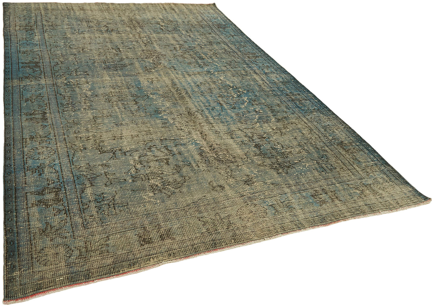 7x10 Blue Overdyed Rug - 44490