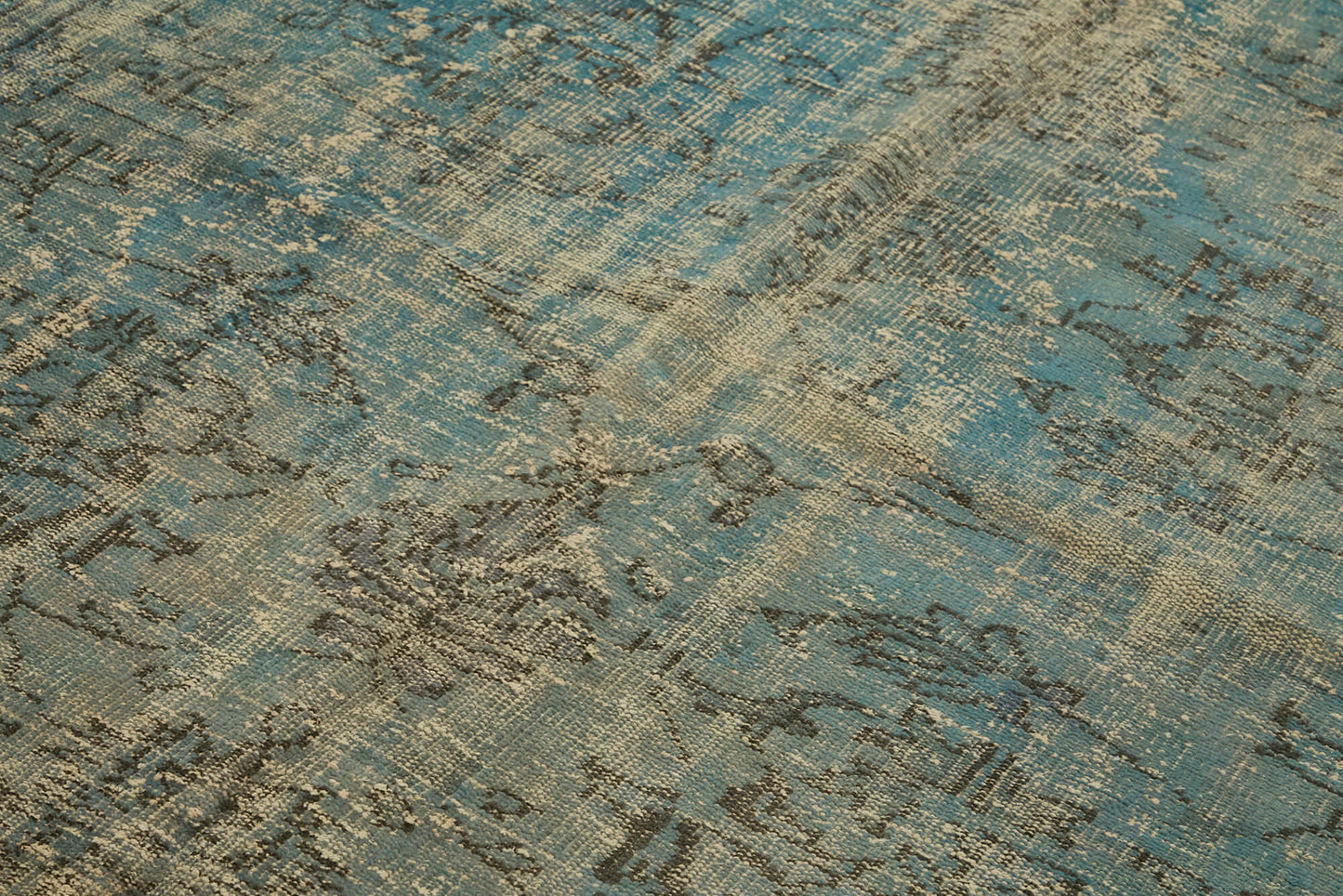 7x10 Blue Overdyed Rug - 44490