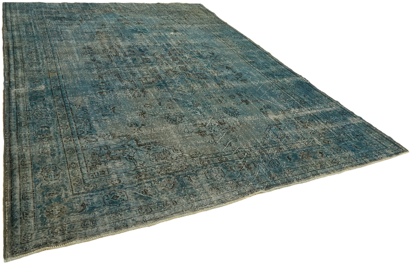 8x11 Blue Overdyed Rug - 44492