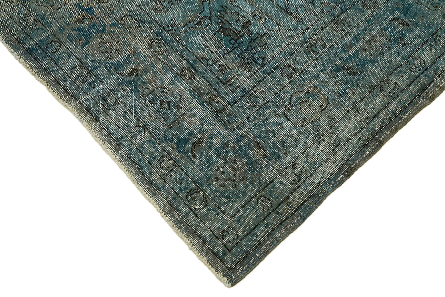 8x11 Blue Overdyed Rug - 44492