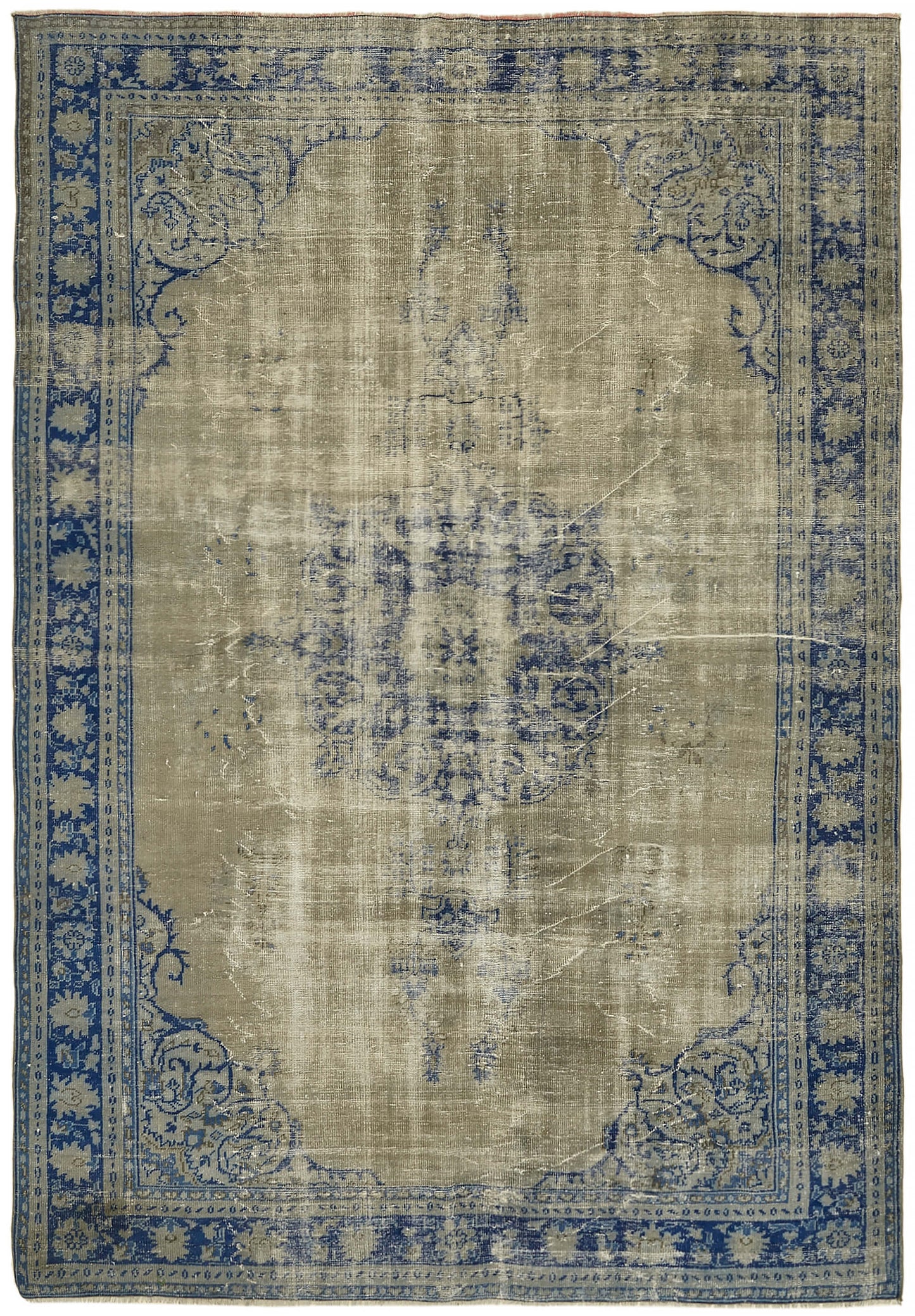 8x11 Blue Overdyed Rug - 44493