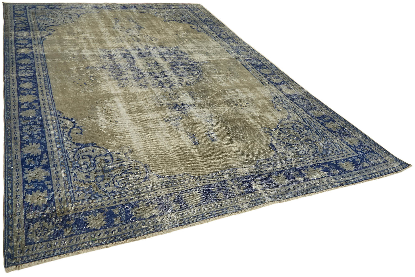 8x11 Blue Overdyed Rug - 44493