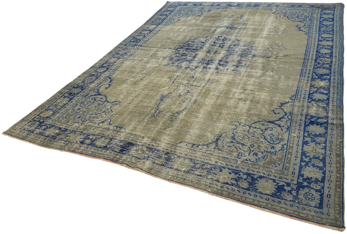 8x11 Blue Overdyed Rug - 44493