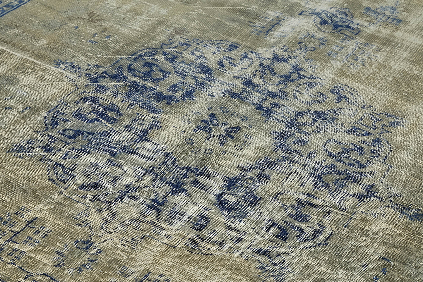 8x11 Blue Overdyed Rug - 44493