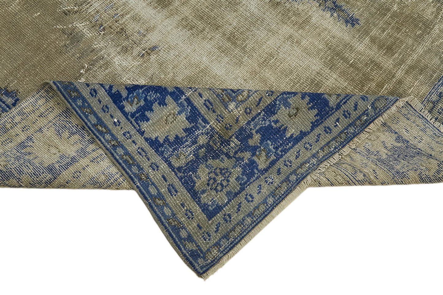 8x11 Blue Overdyed Rug - 44493