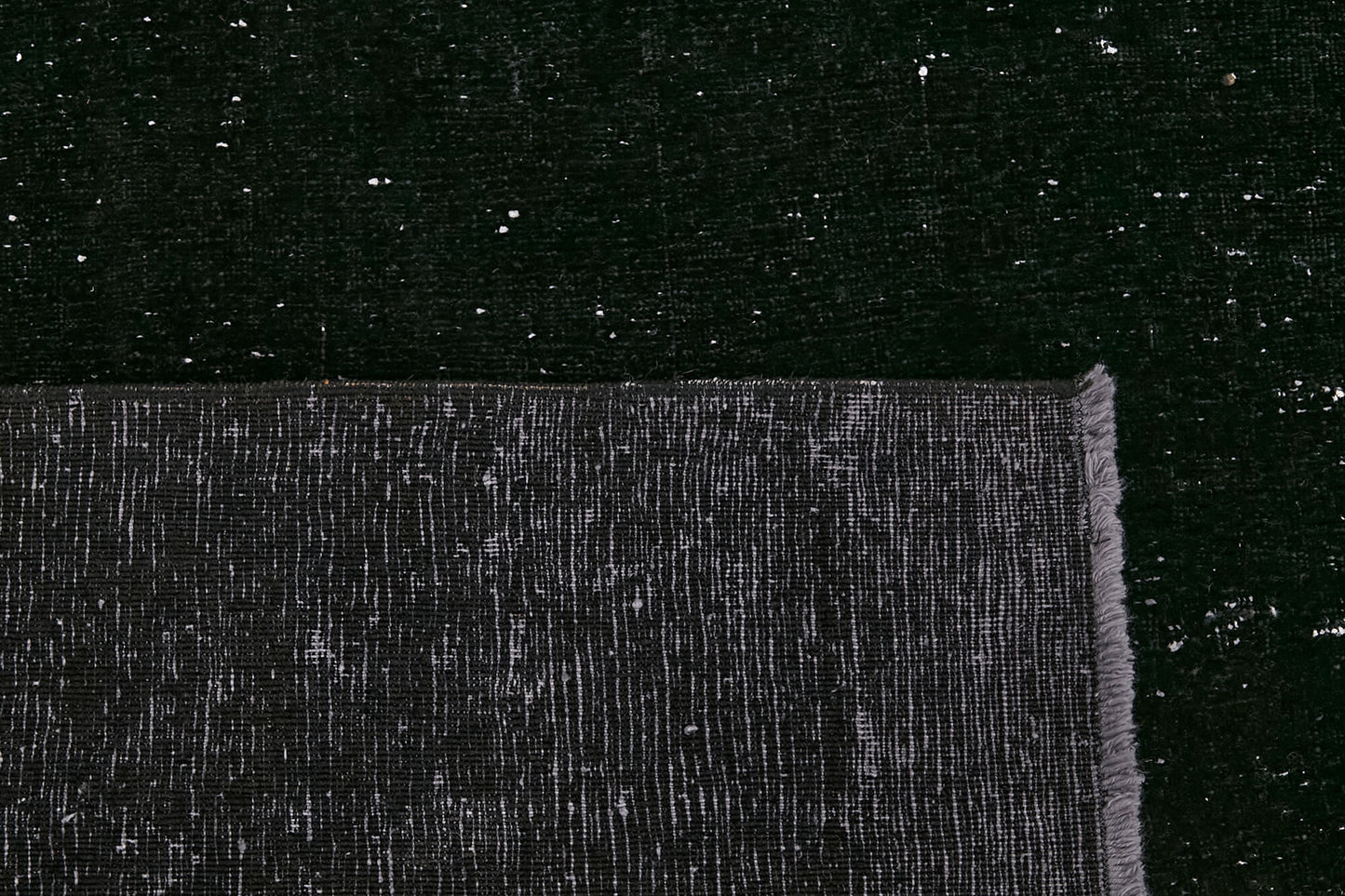 9x13 Black Overdyed Large Area Rug - 44656