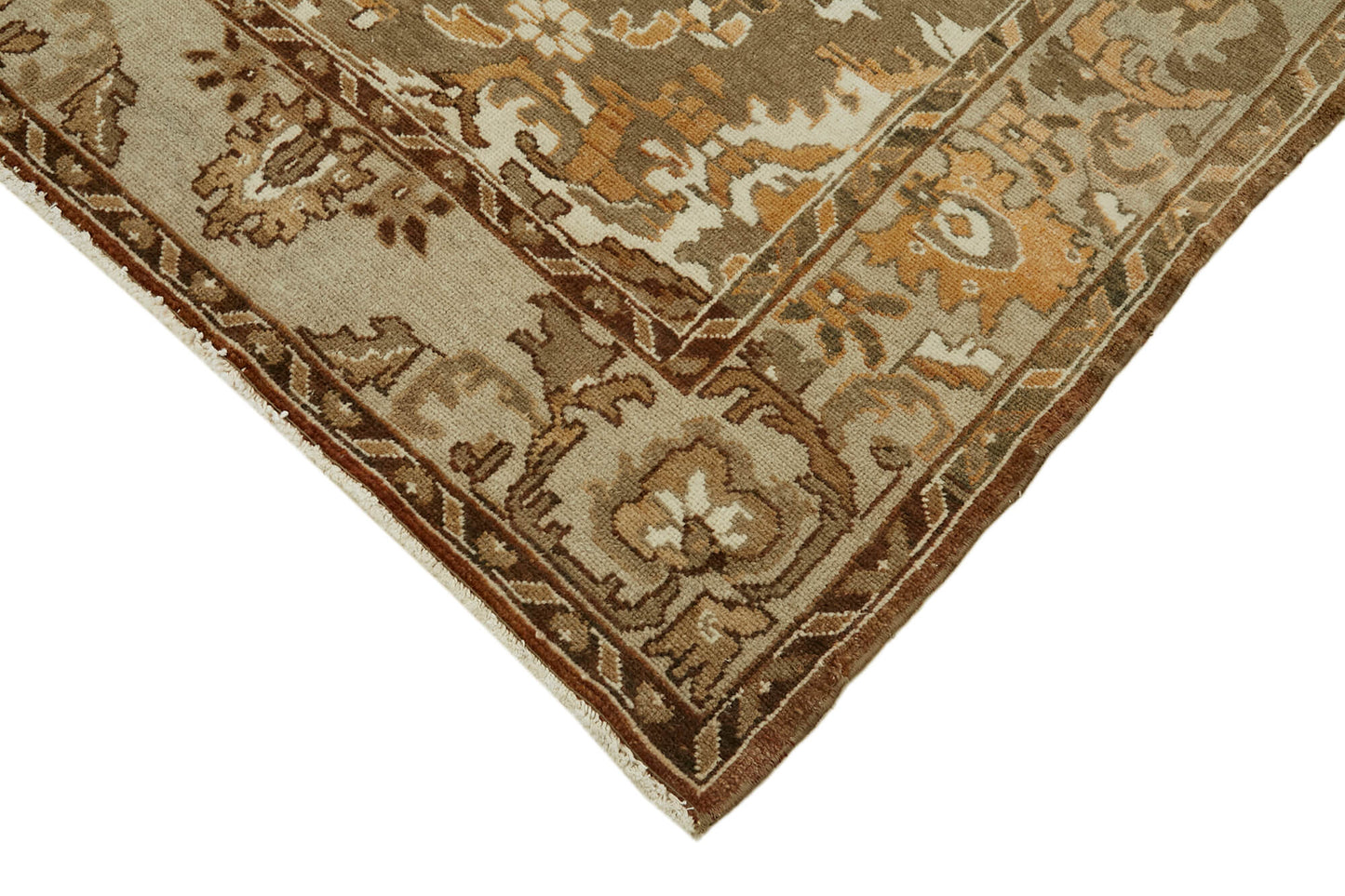 8x10 Brown Vintage Large Area Rug - 44681