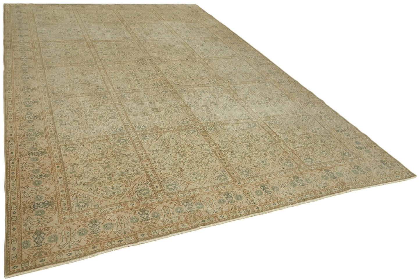 9x13 Beige Vintage Large Area Rug - 44682