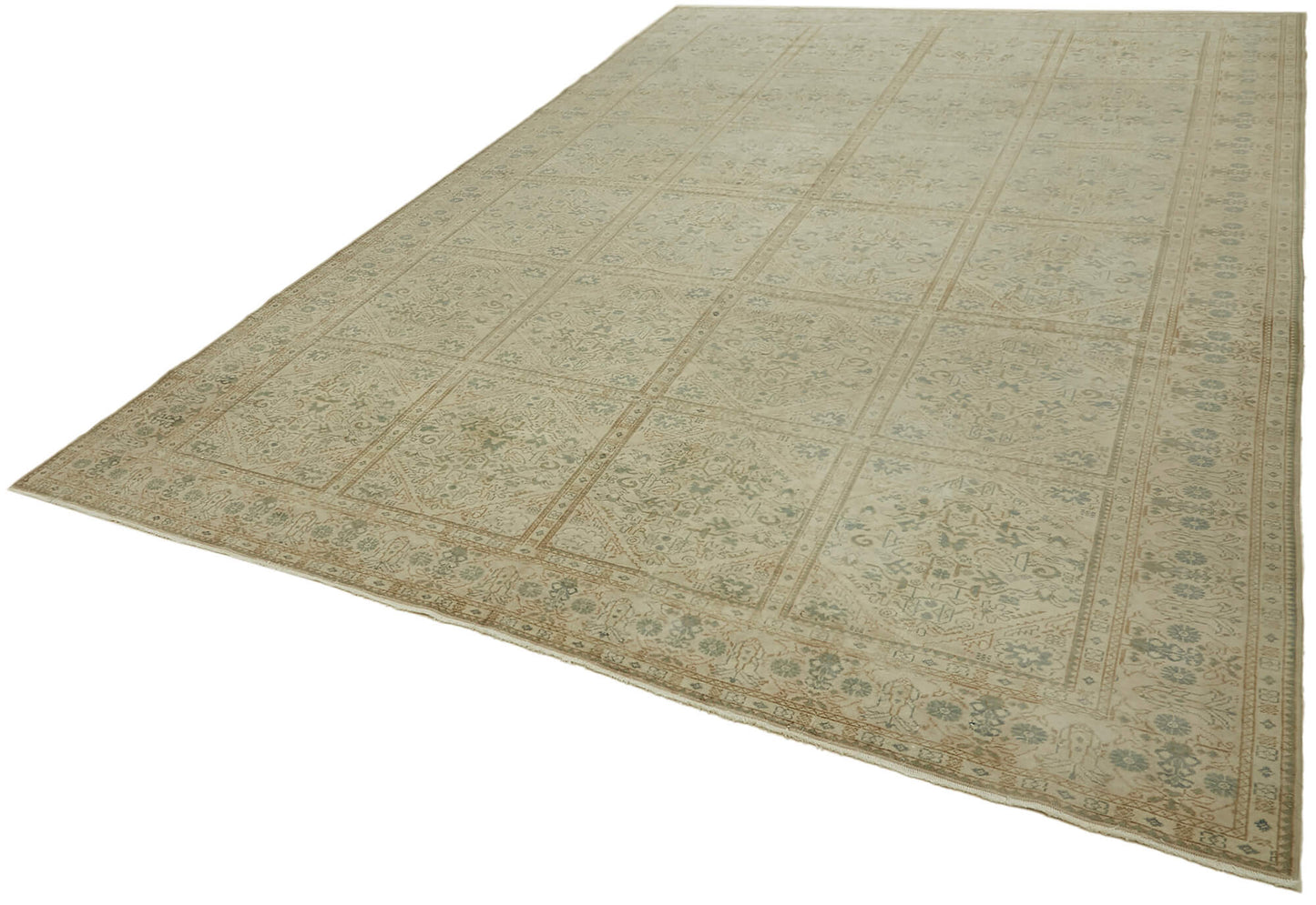 9x13 Beige Vintage Large Area Rug - 44682