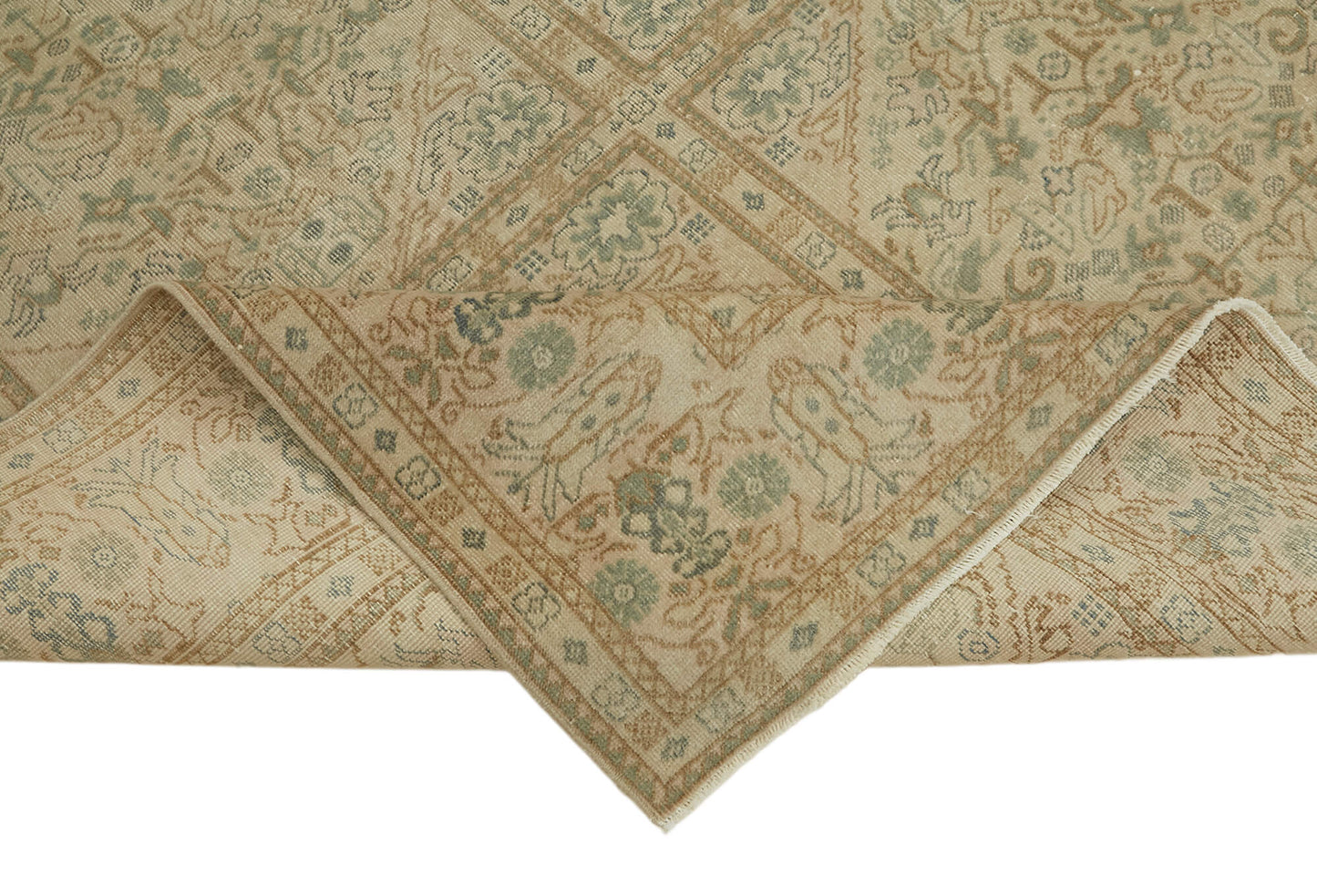 9x13 Beige Vintage Large Area Rug - 44682