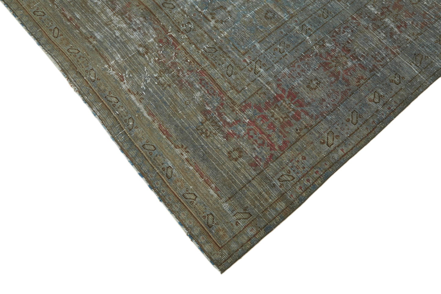 10x13 Grey Overdyed Large Area Rug - 44683