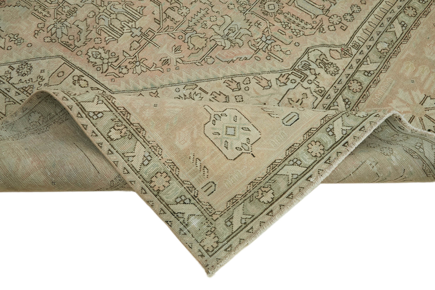 10x13 Beige Vintage Large Area Rug - 44692