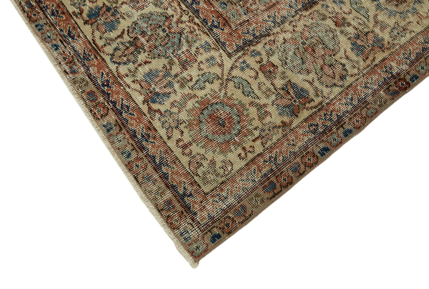 8x11 Beige Vintage Large Area Rug - 44721