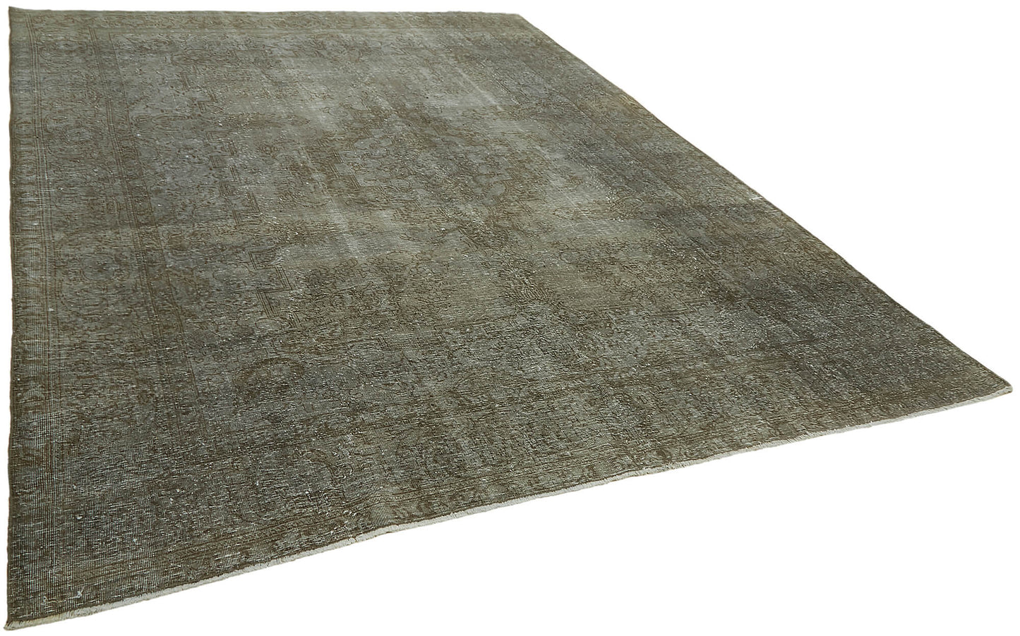 9x12 Grey Overdyed Large Area Rug - 44733