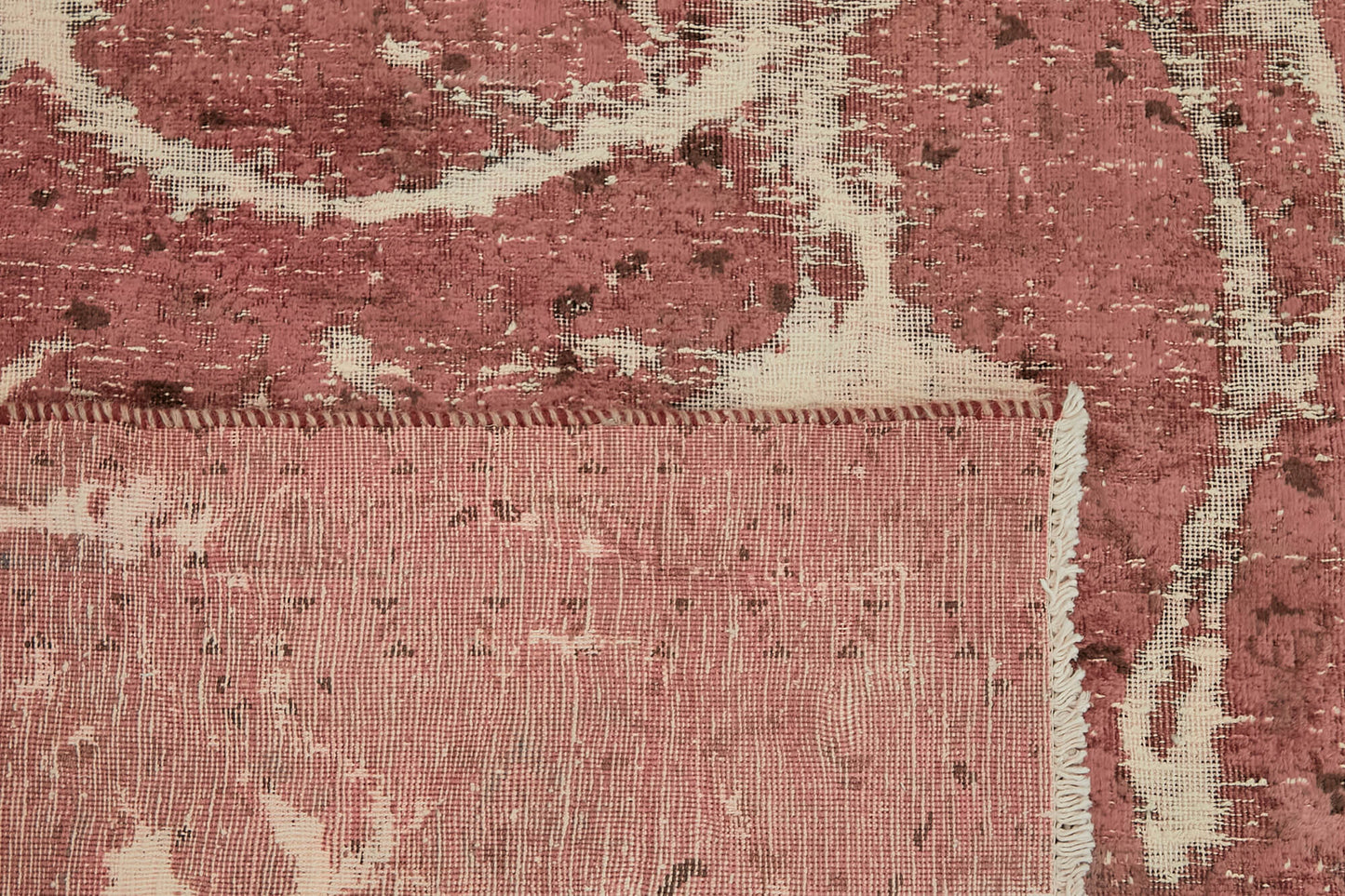 8x10 Pink Overdyed Large Area Rug - 44737