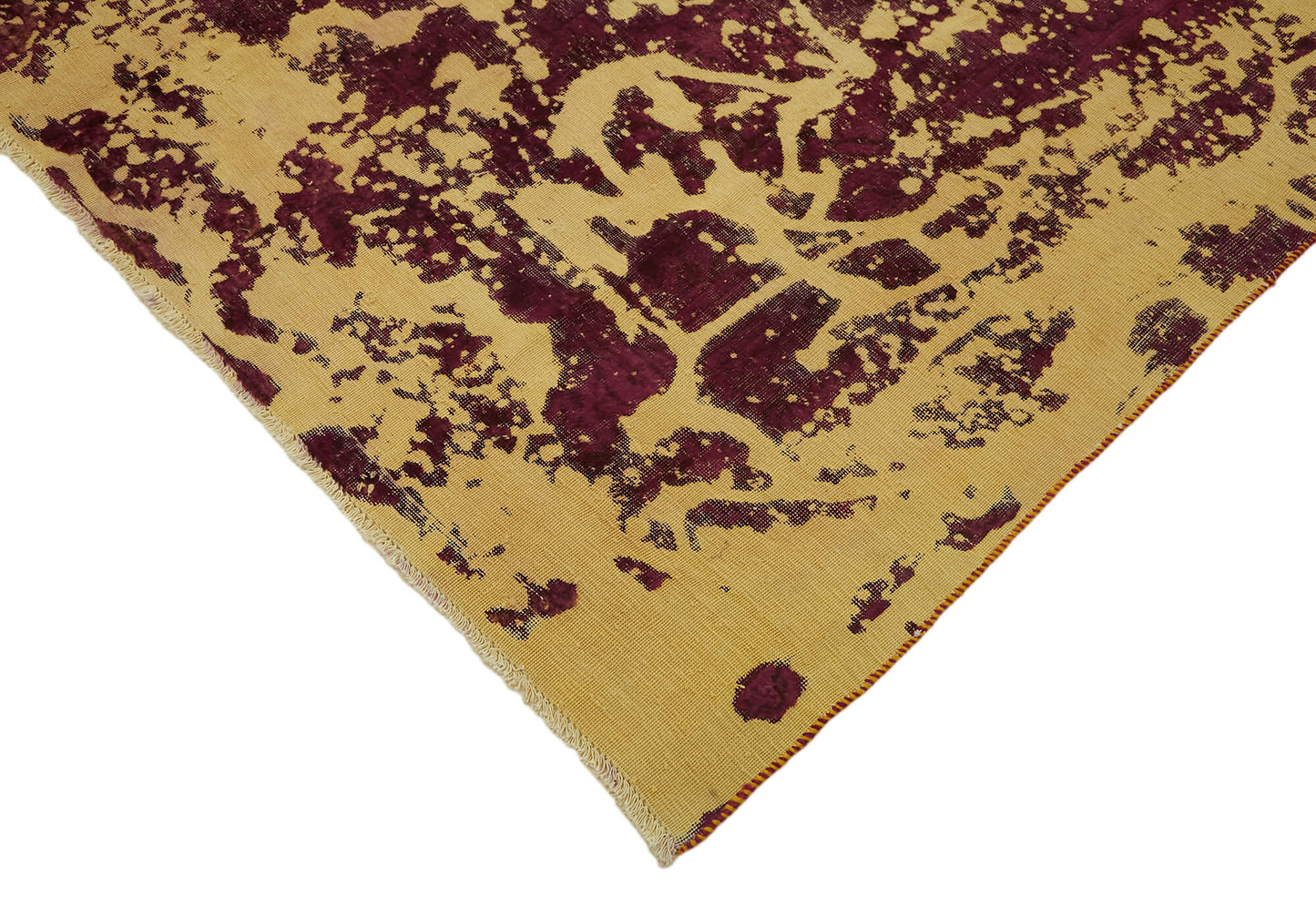 7x11 Yellow Overdyed Large Area Rug - 44738