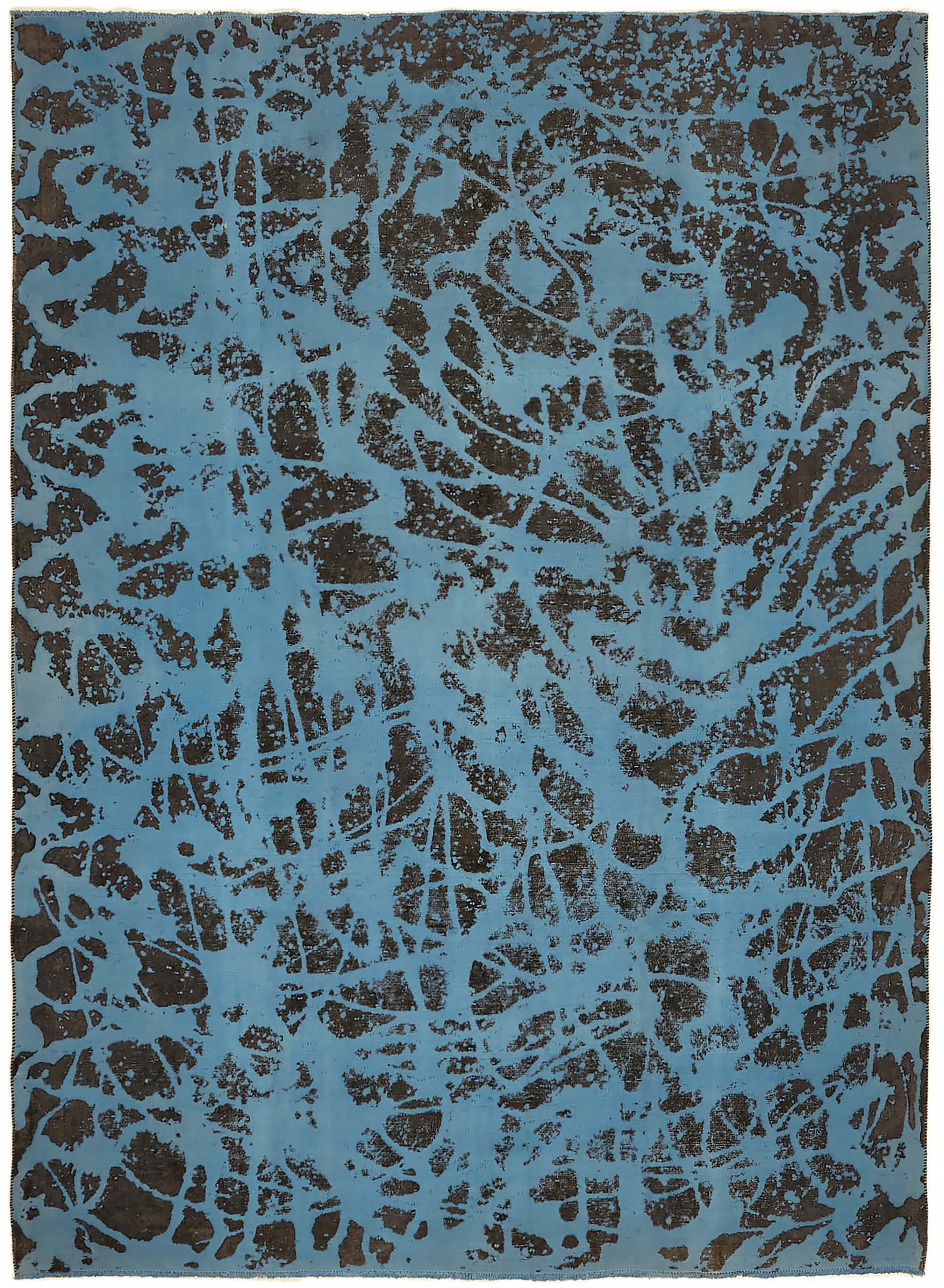 9x12 Blue Overdyed Large Area Rug - 44740