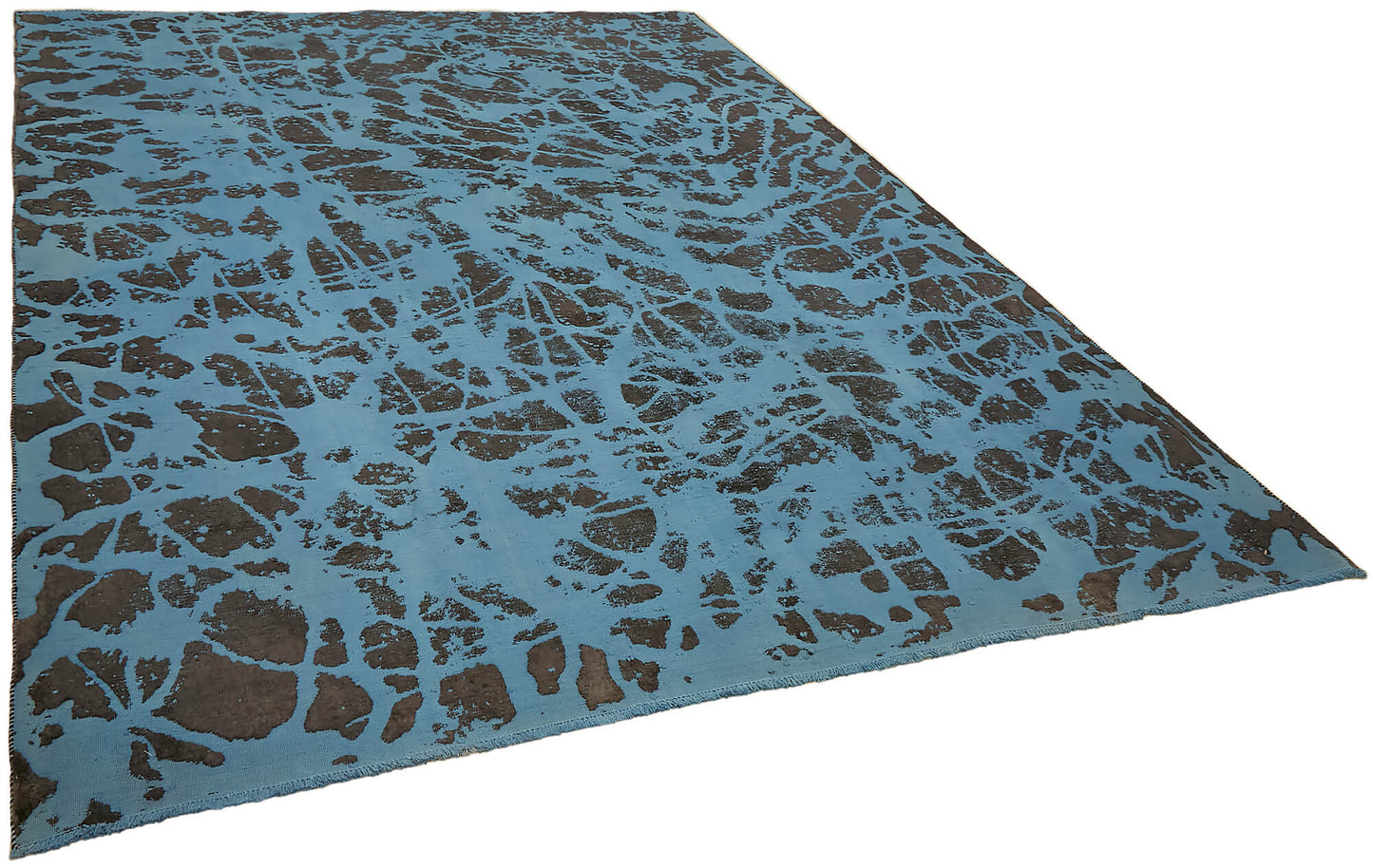 9x12 Blue Overdyed Large Area Rug - 44740