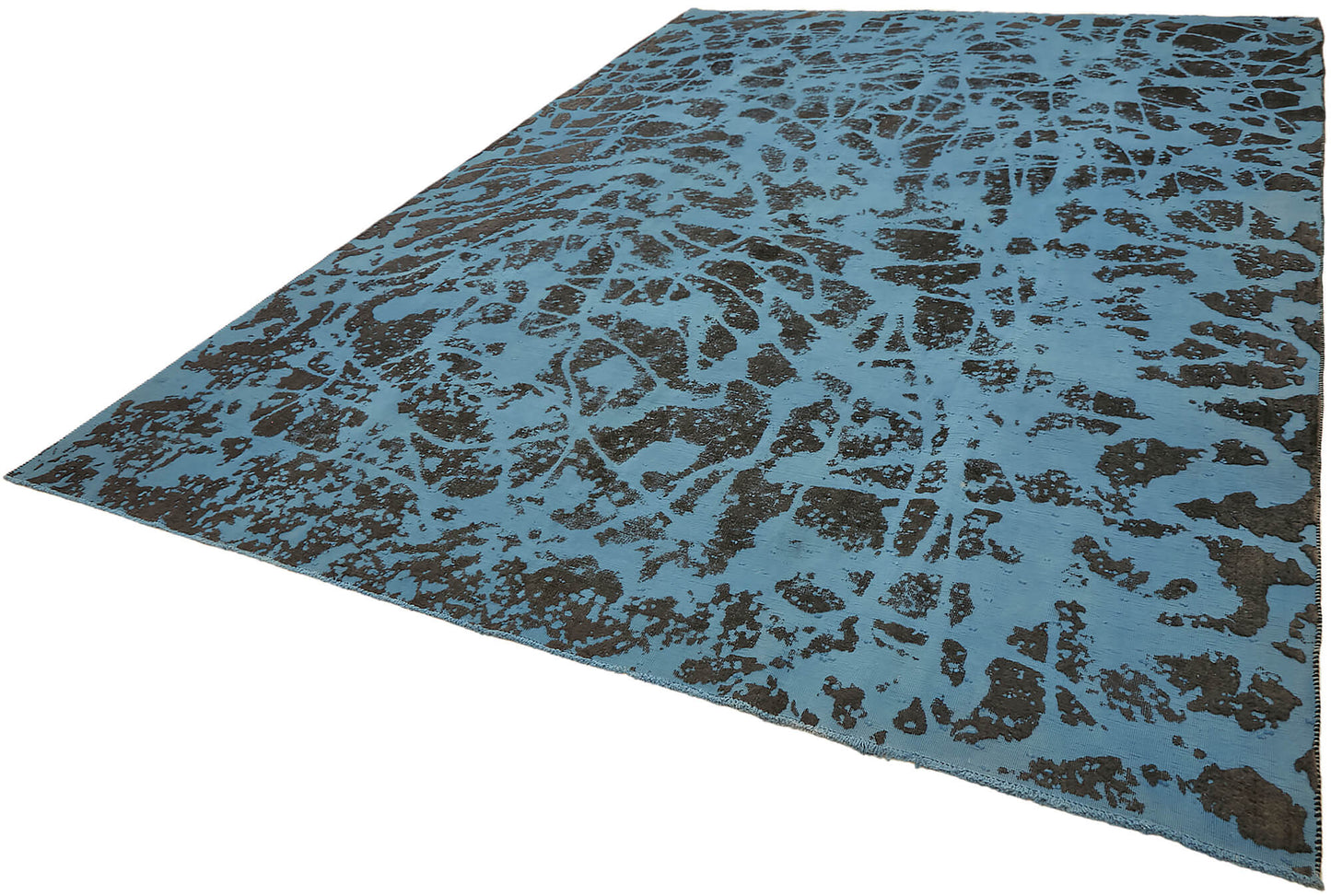 9x12 Blue Overdyed Large Area Rug - 44740