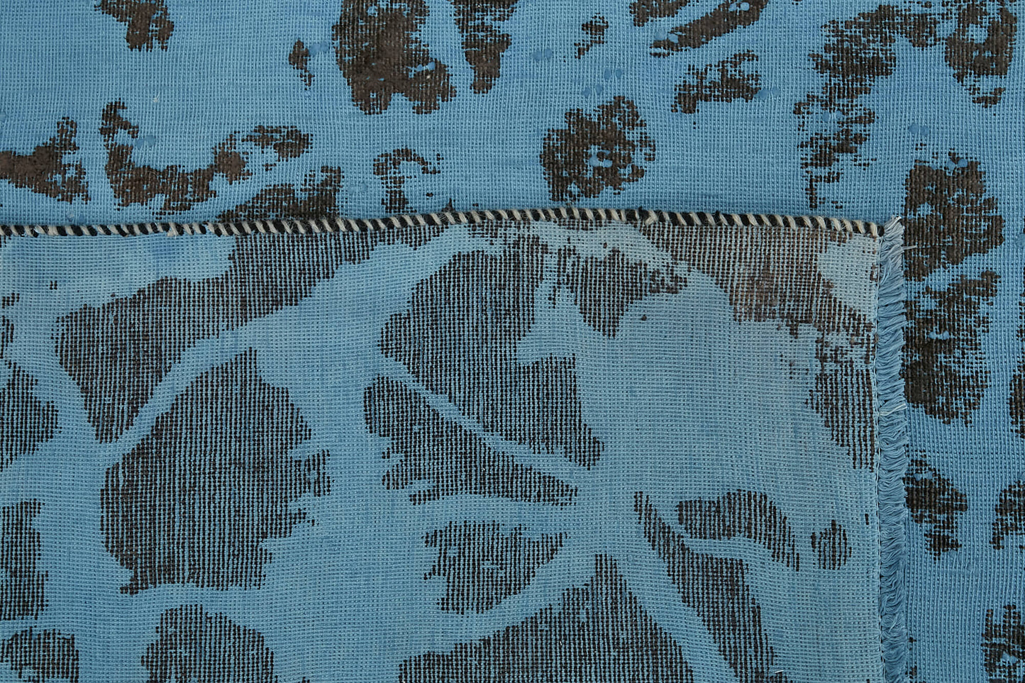 9x12 Blue Overdyed Large Area Rug - 44740