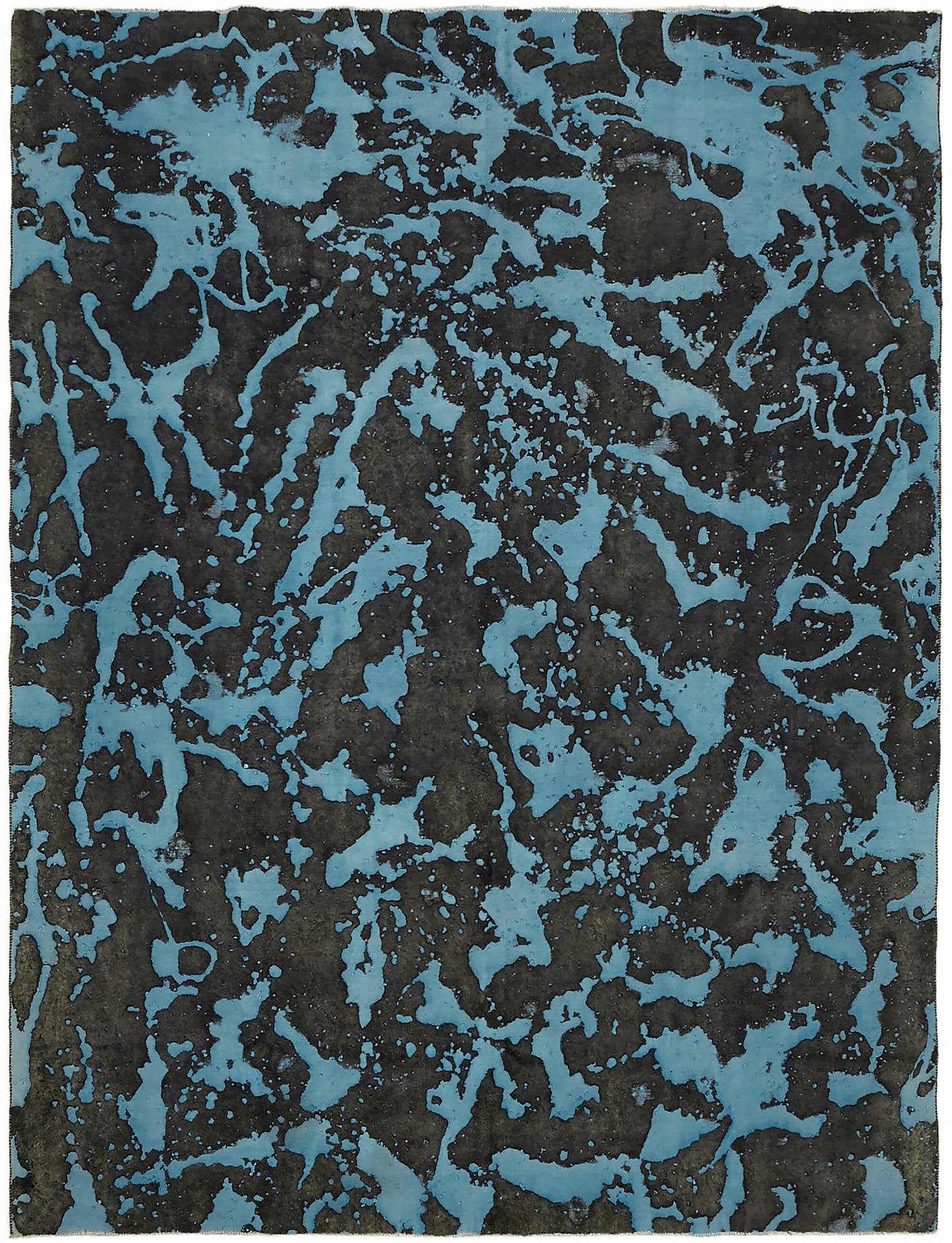 9x12 Blue Overdyed Large Area Rug - 44741