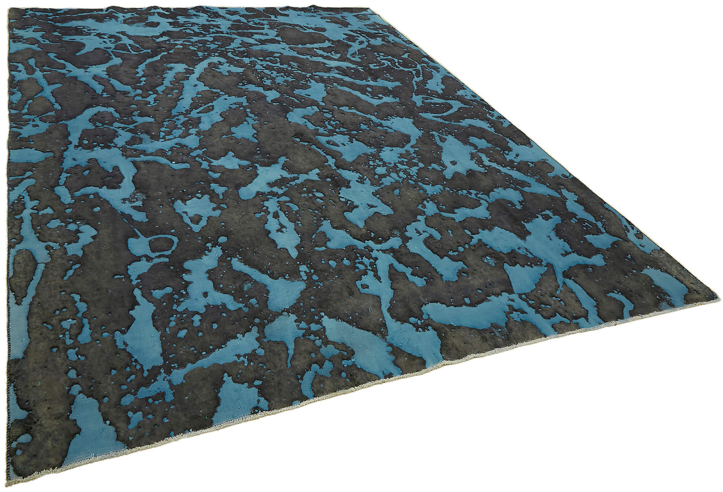 9x12 Blue Overdyed Large Area Rug - 44741