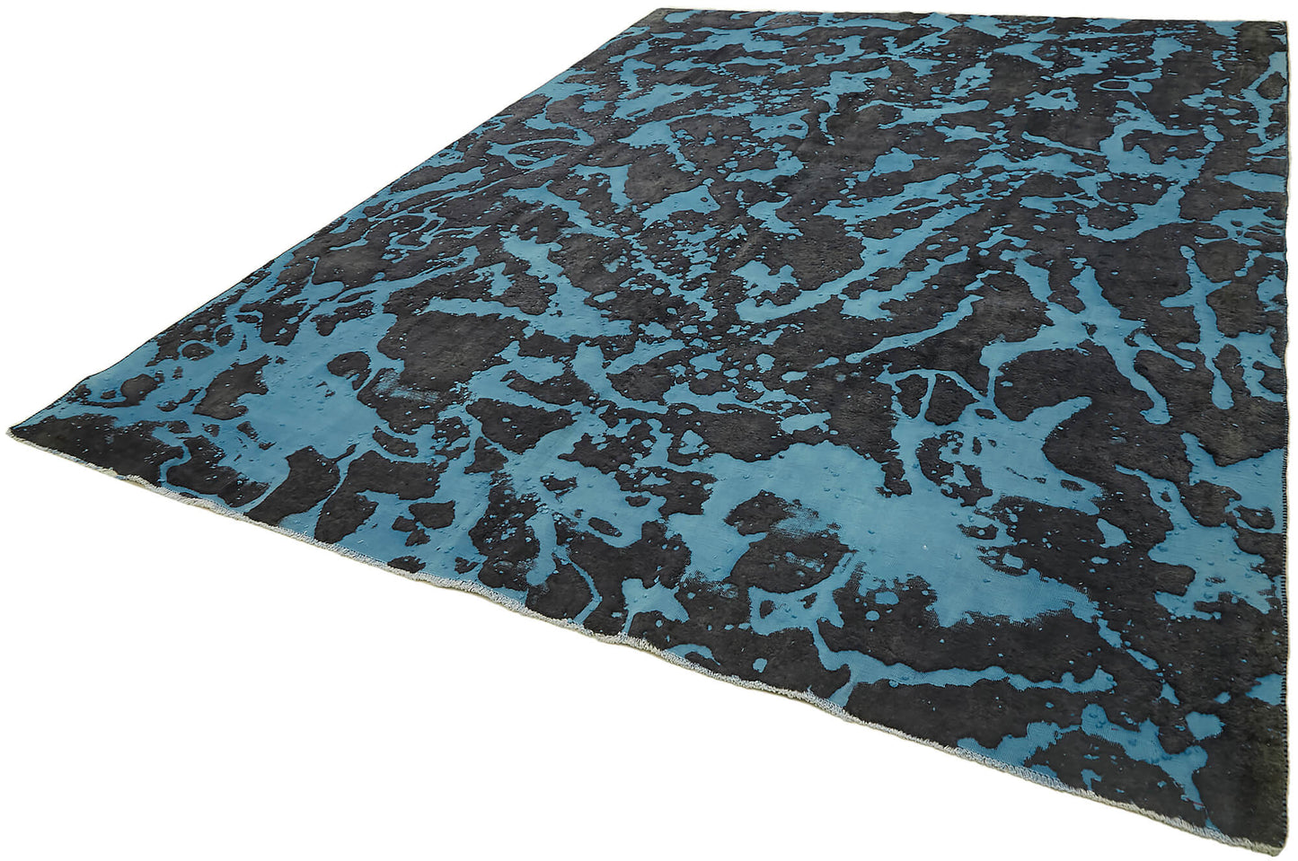 9x12 Blue Overdyed Large Area Rug - 44741