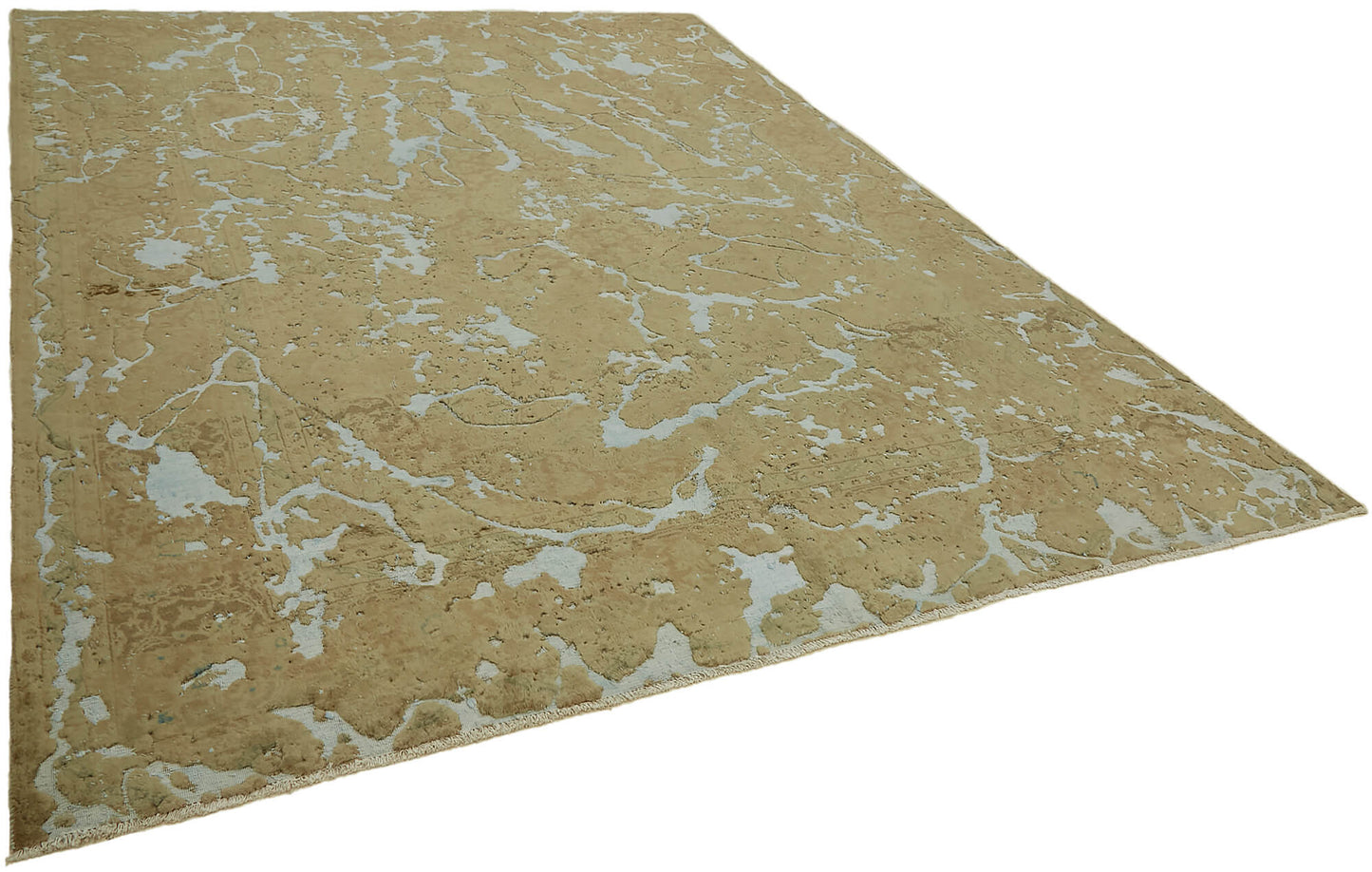 9x12 Beige Overdyed Large Area Rug - 44744