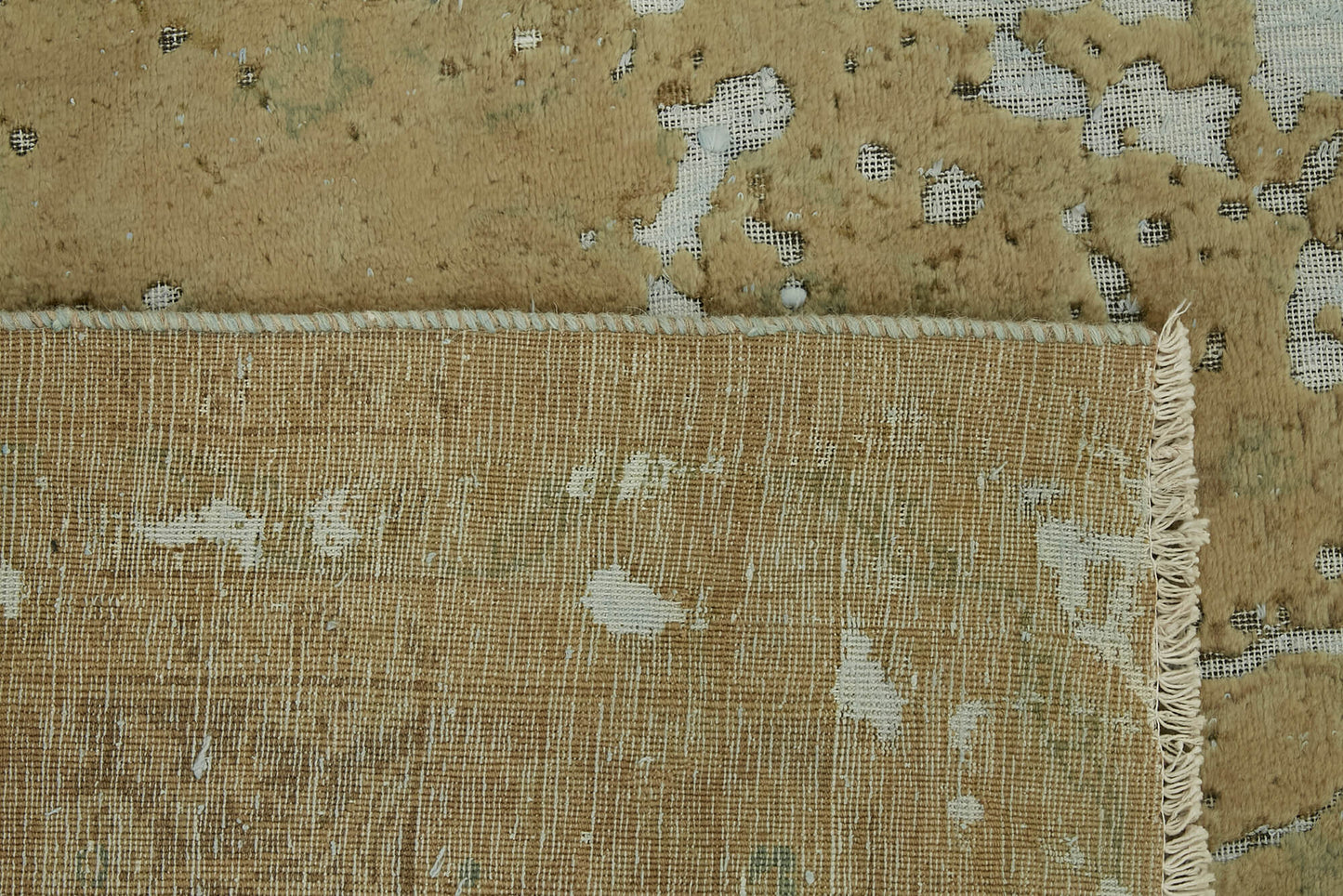 9x12 Beige Overdyed Large Area Rug - 44744