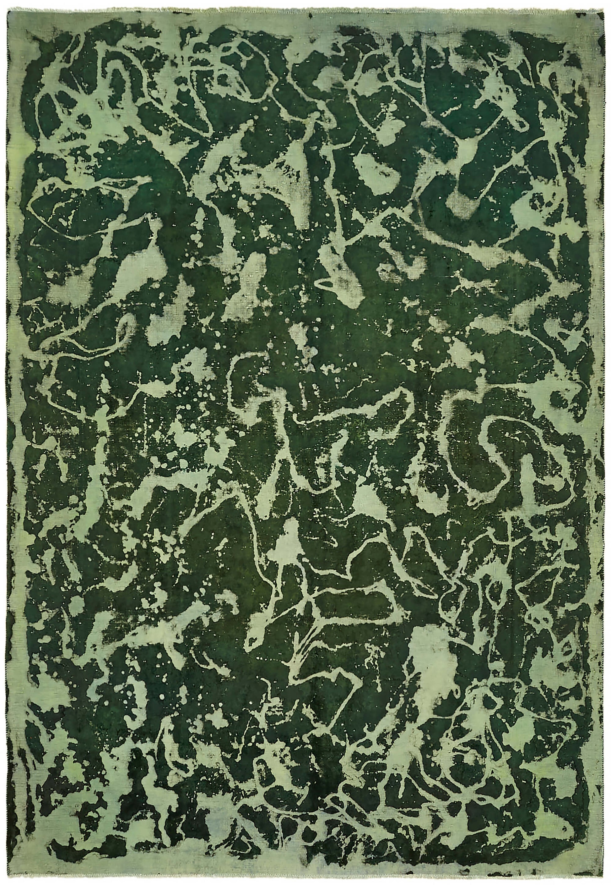 9x12 Green Overdyed Large Area Rug - 44748