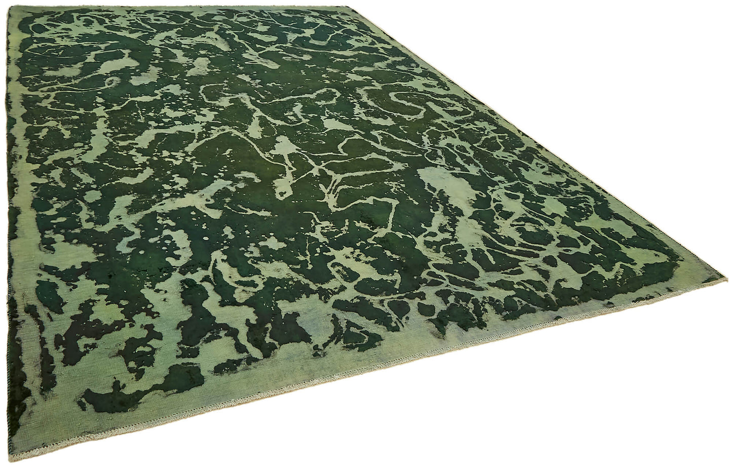 9x12 Green Overdyed Large Area Rug - 44748