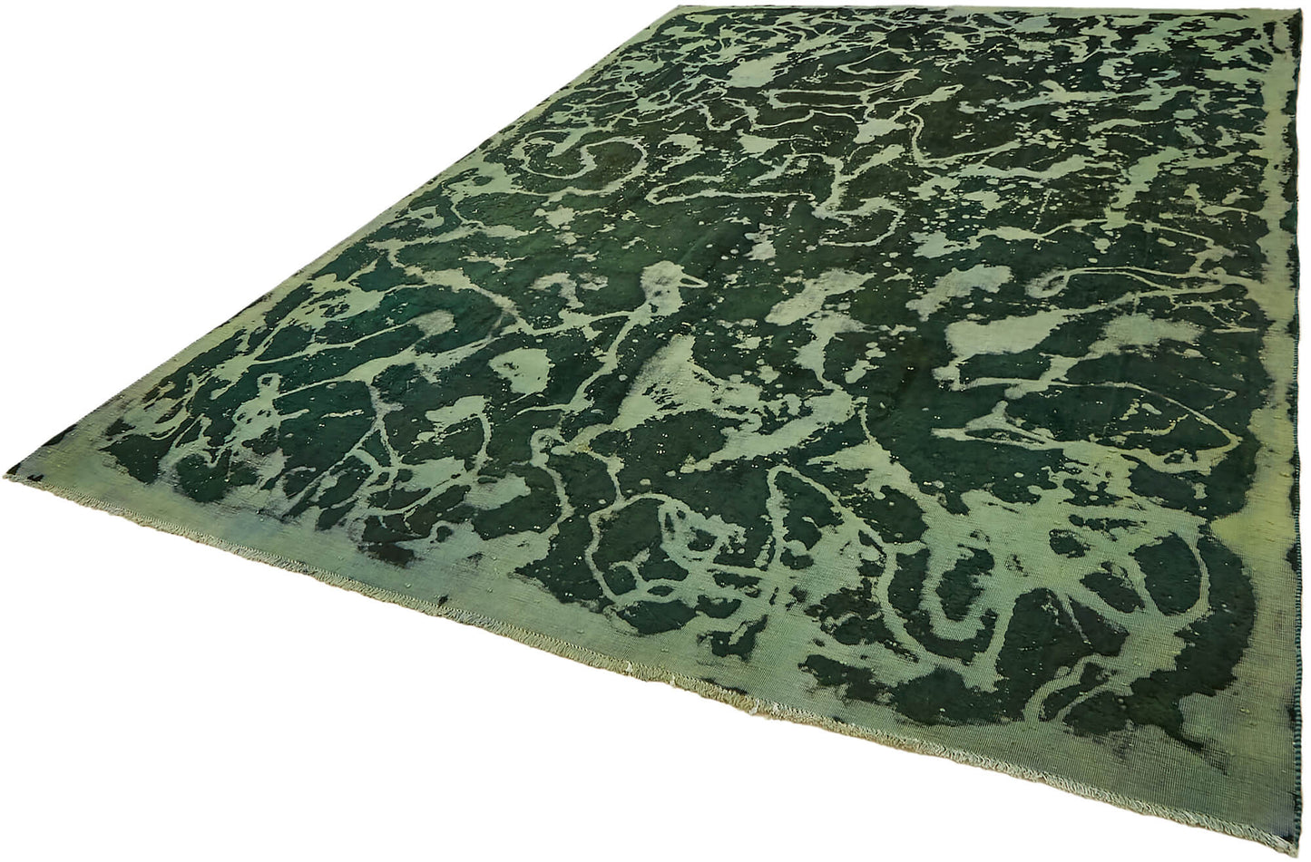 9x12 Green Overdyed Large Area Rug - 44748