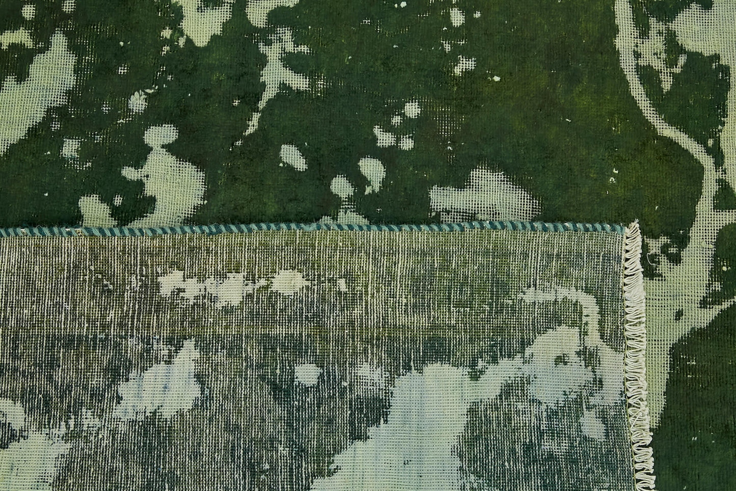 9x12 Green Overdyed Large Area Rug - 44748