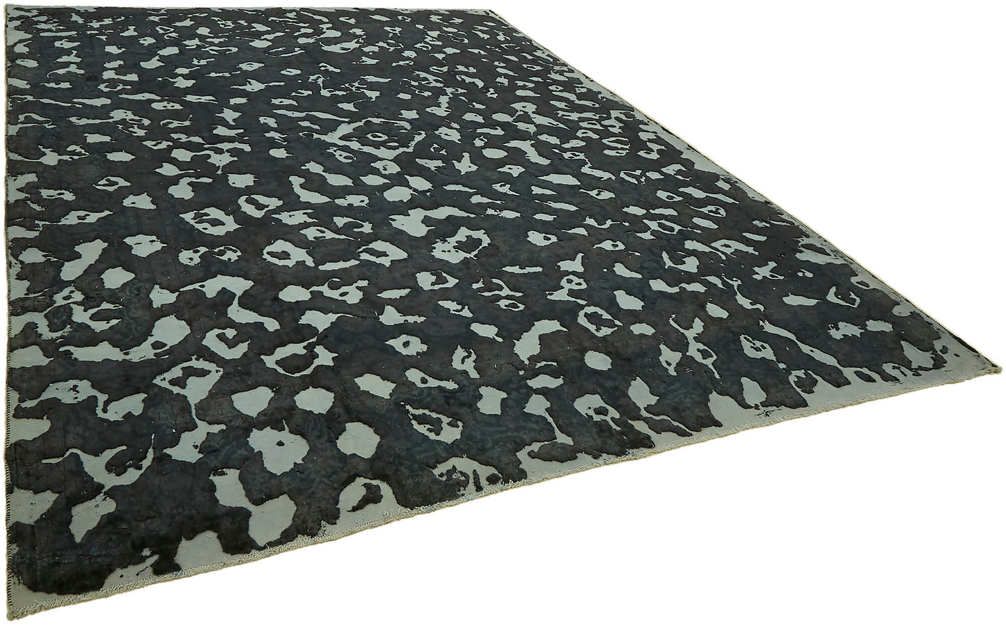 10x14 Grey Overdyed Large Area Rug - 44749