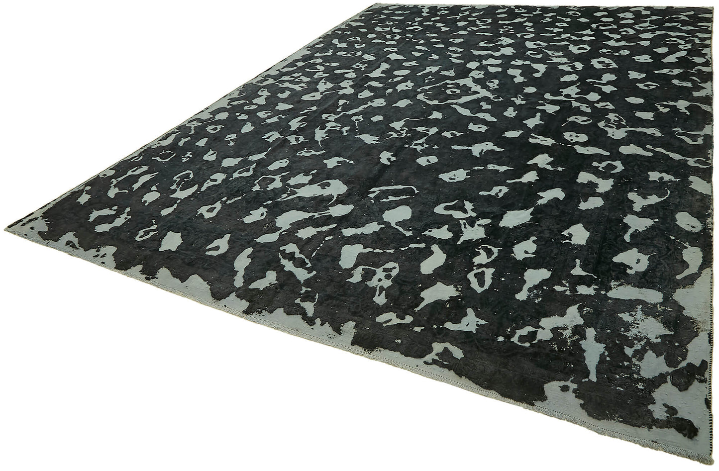 10x14 Grey Overdyed Large Area Rug - 44749