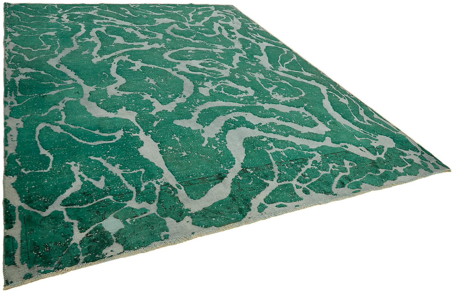 9x12 Green Overdyed Large Area Rug - 44750