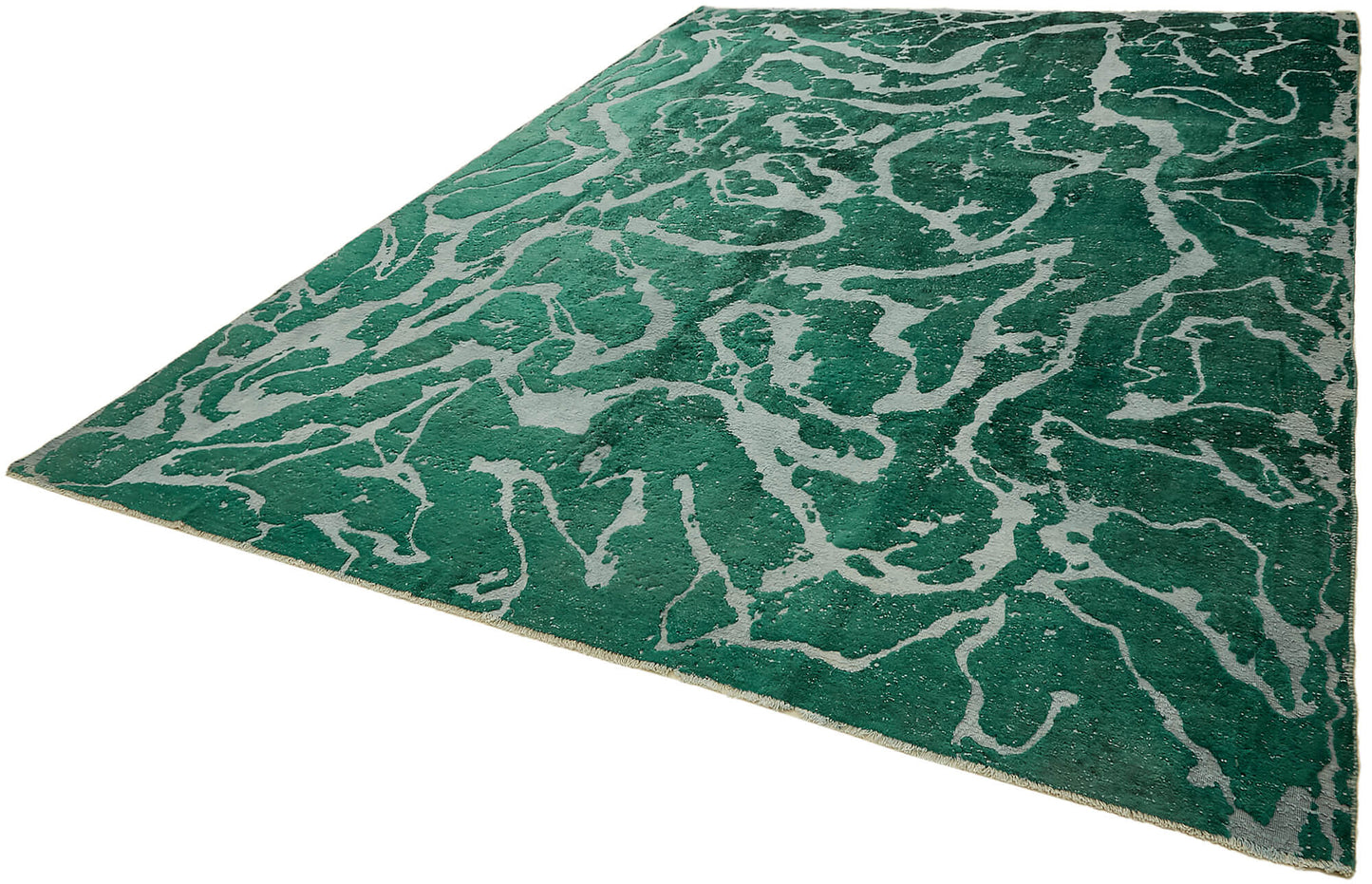 9x12 Green Overdyed Large Area Rug - 44750