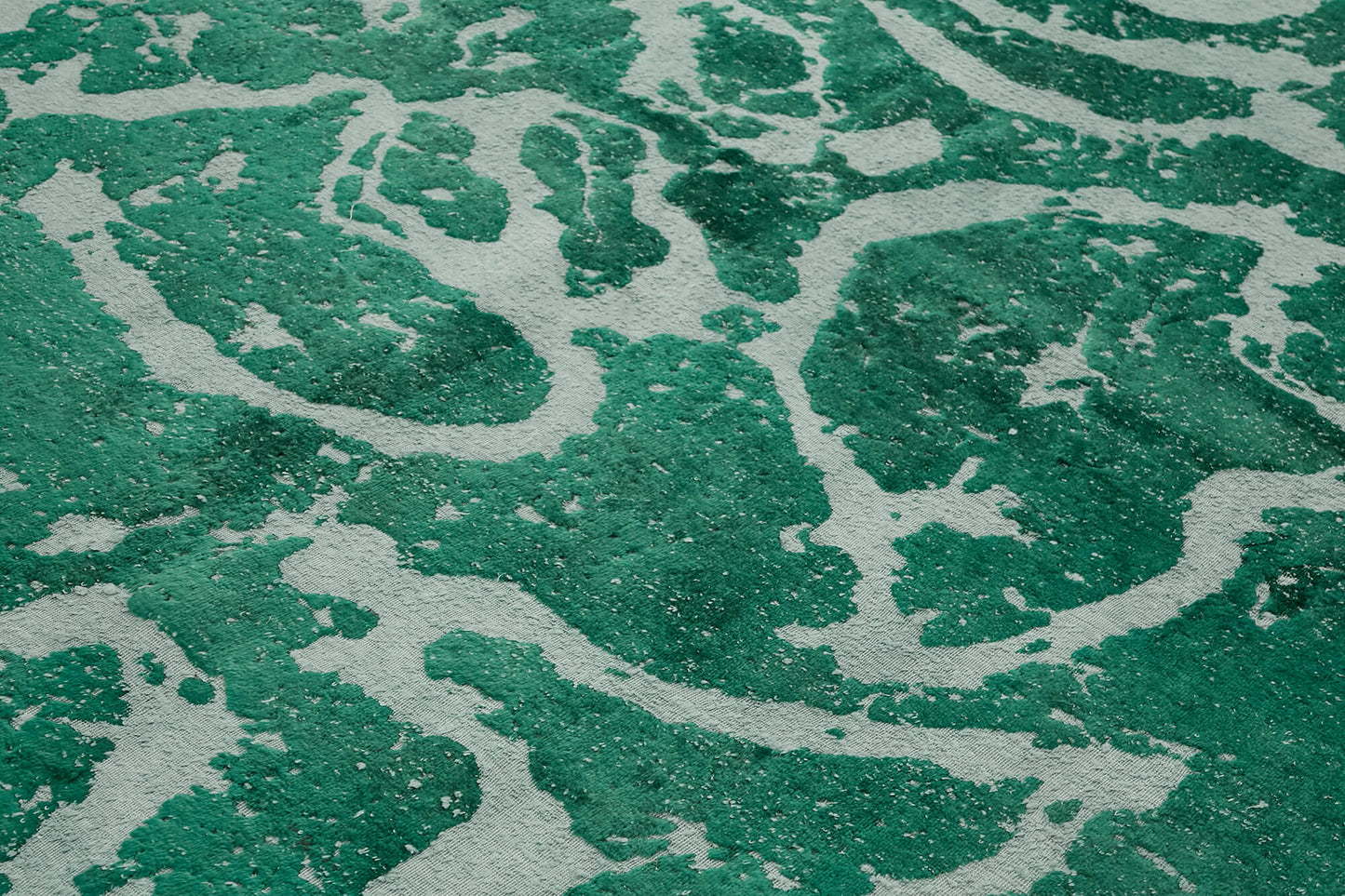 9x12 Green Overdyed Large Area Rug - 44750