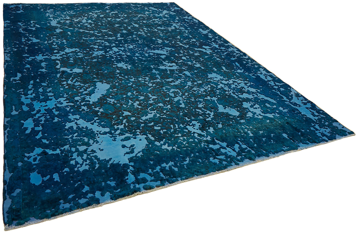 9x12 Blue Overdyed Large Area Rug - 44751