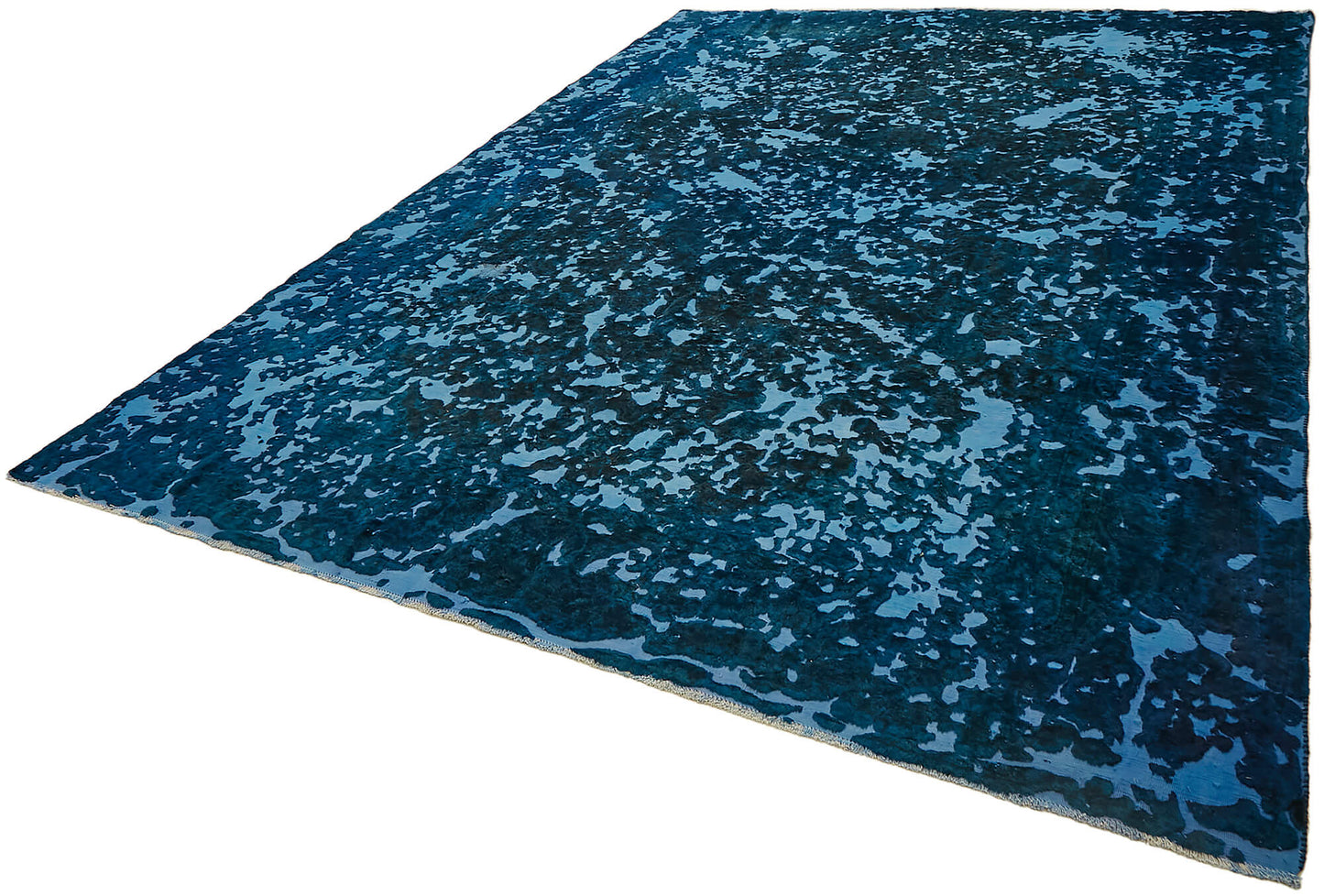 9x12 Blue Overdyed Large Area Rug - 44751