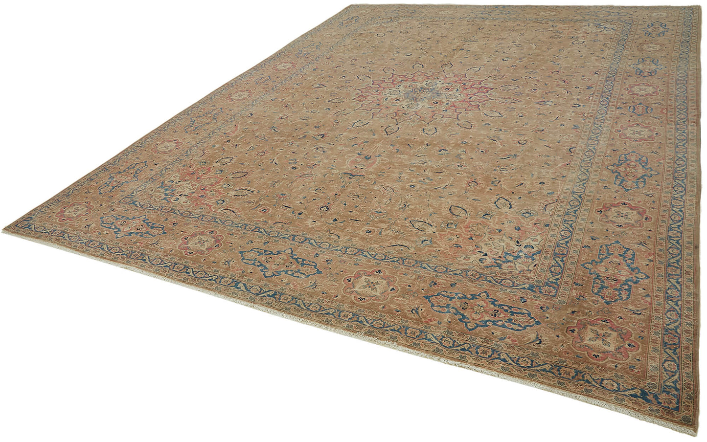 10x13 Beige Vintage Large Area Rug - 44757