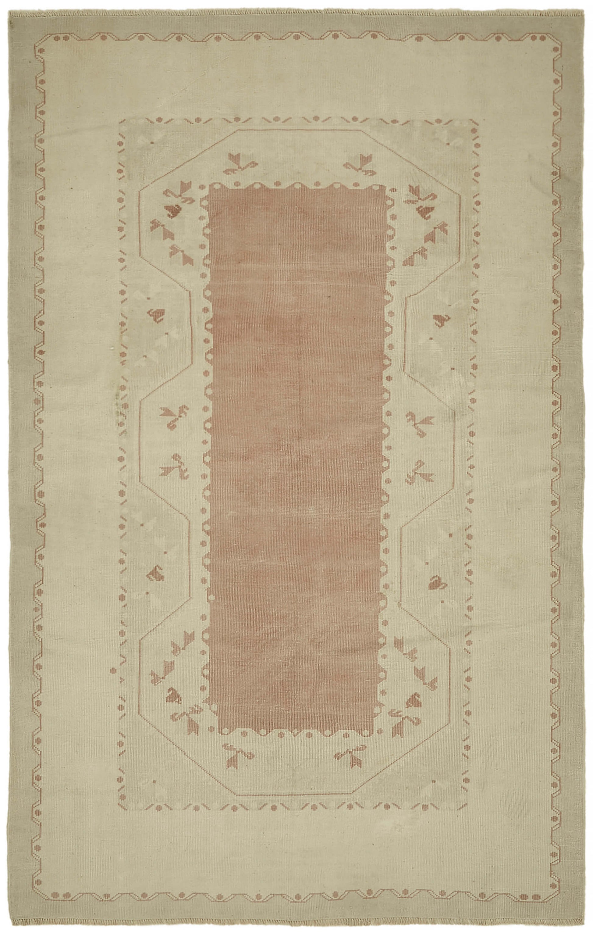 5x9 Beige Anatolian Rug - 45044