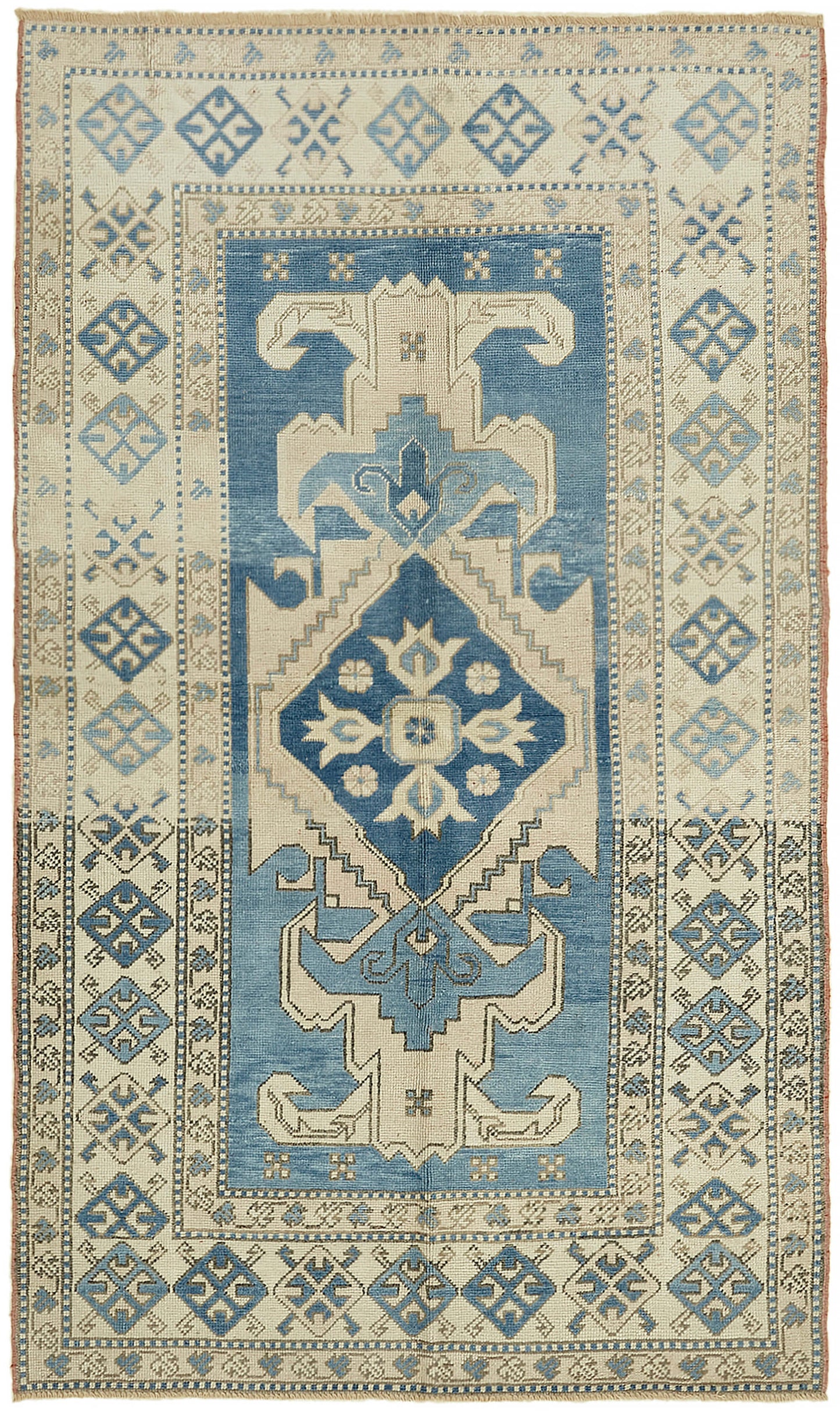 5x8 Beige Anatolian Rug - 45052