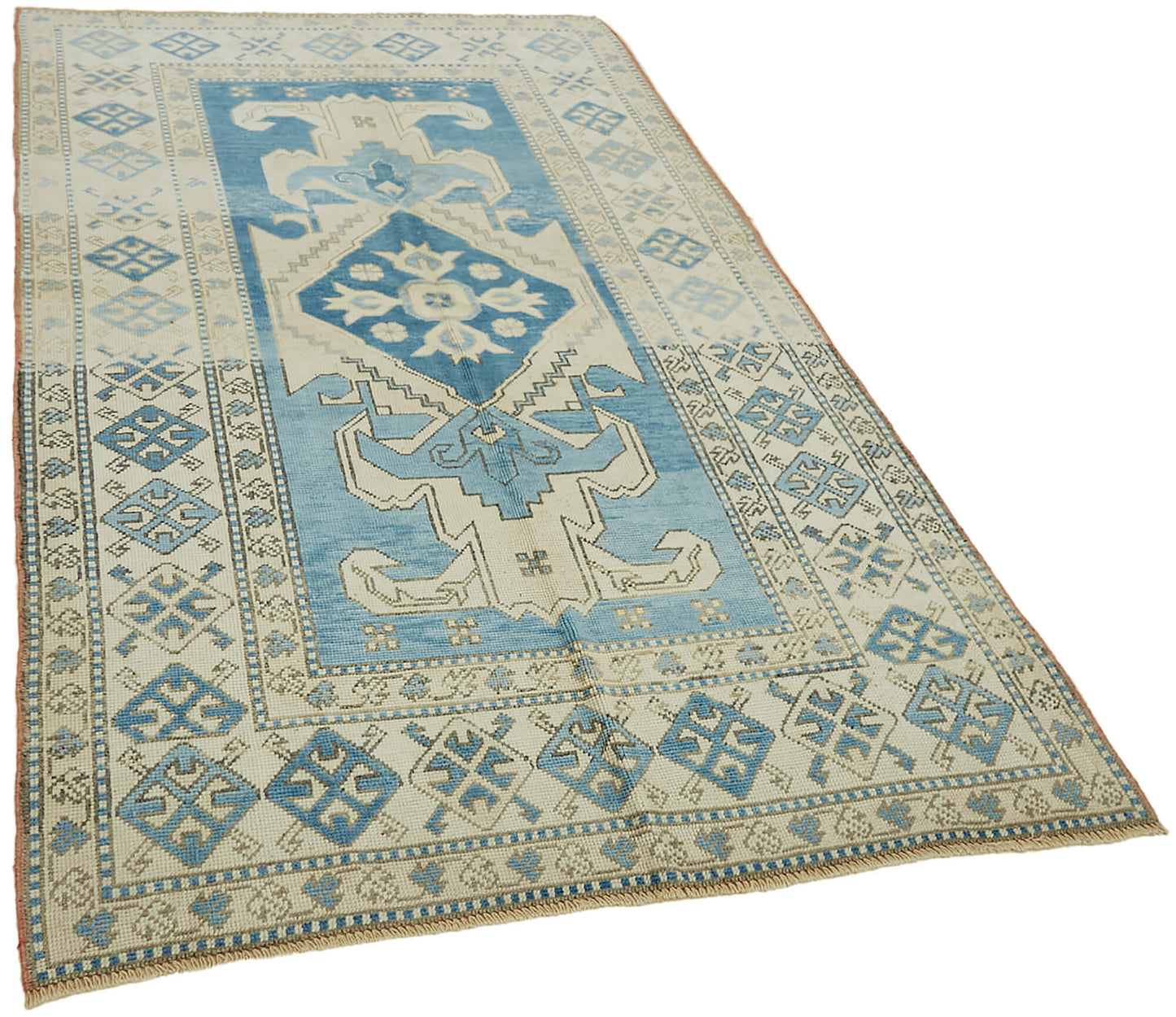 5x8 Beige Anatolian Rug - 45052