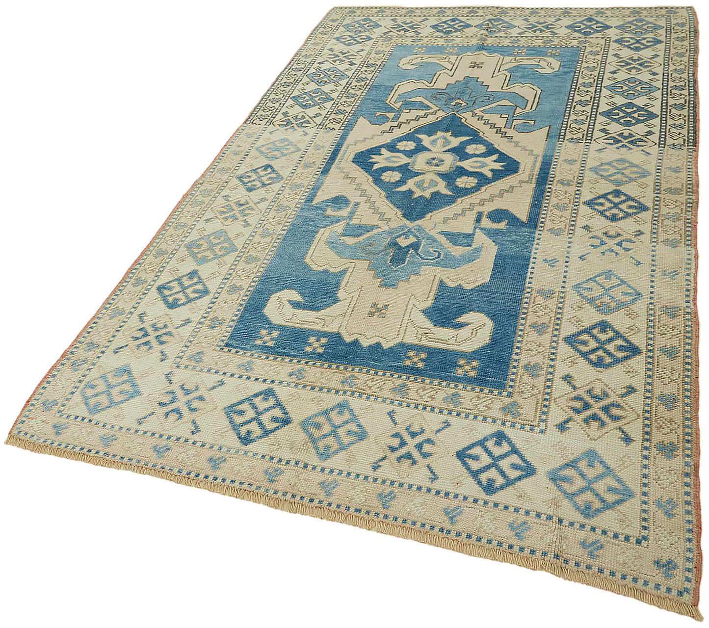 5x8 Beige Anatolian Rug - 45052